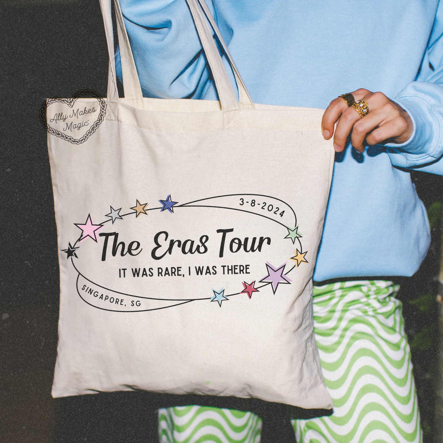 singapore night 5 tote bag *custom*