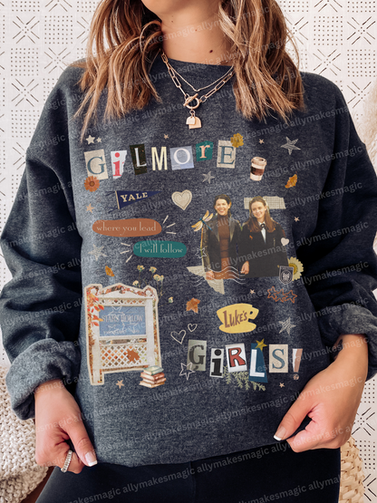 stars hollow crewneck