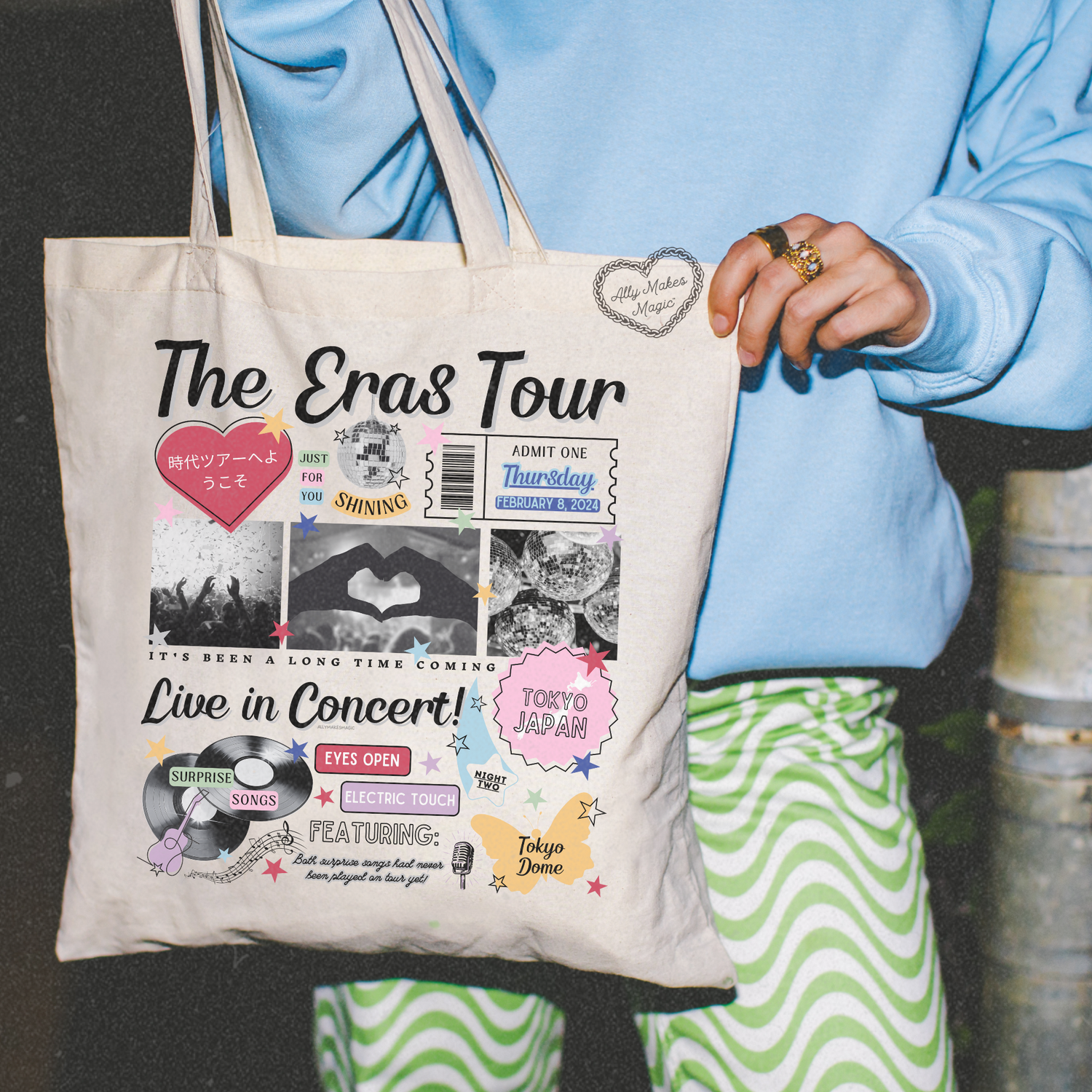 tokyo night 2 tote bag *custom*
