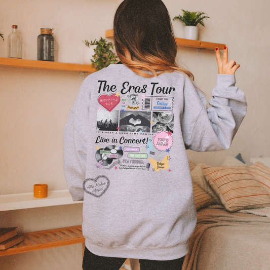 tokyo night 3 retro sweater | gildan