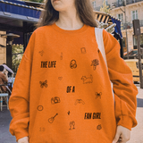 life of a fangirl sweater