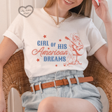 american dream girl tee