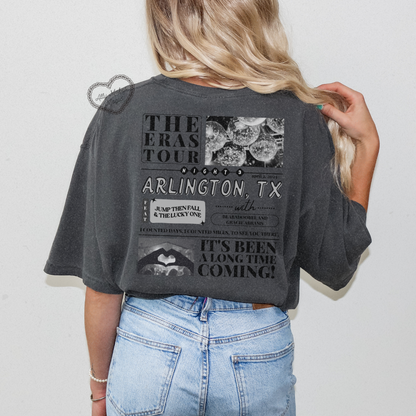 arlington night 3 t-shirt | comfort colors