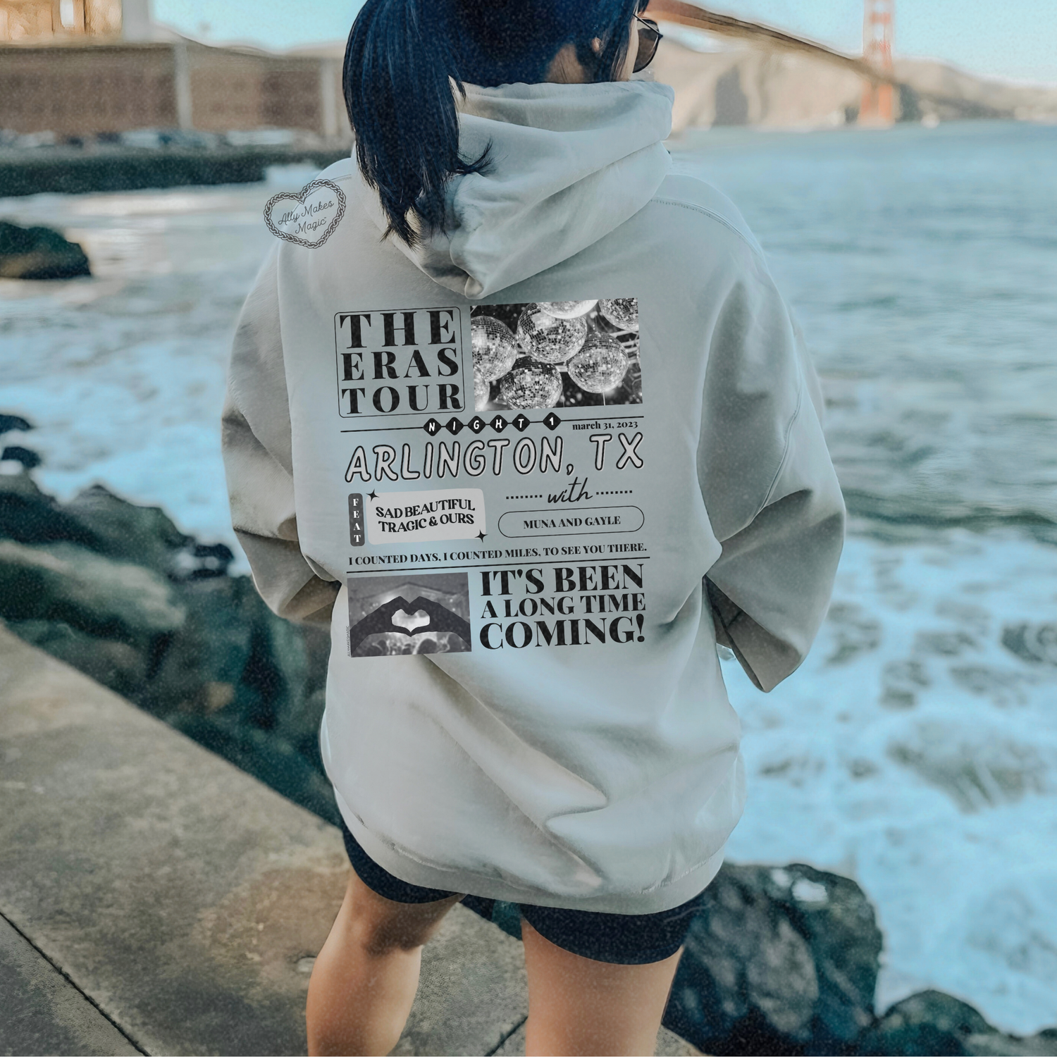 arlington night 1 hoodie *custom*