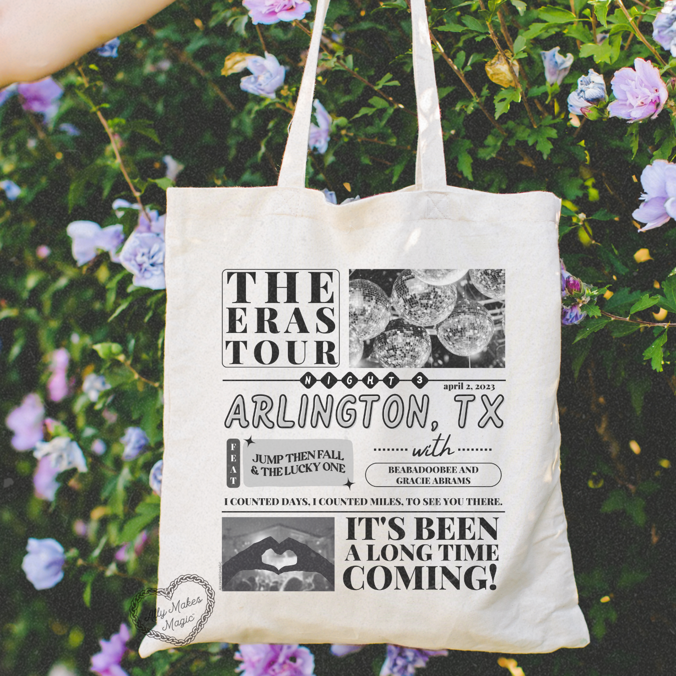 arlington night 3 tote bag