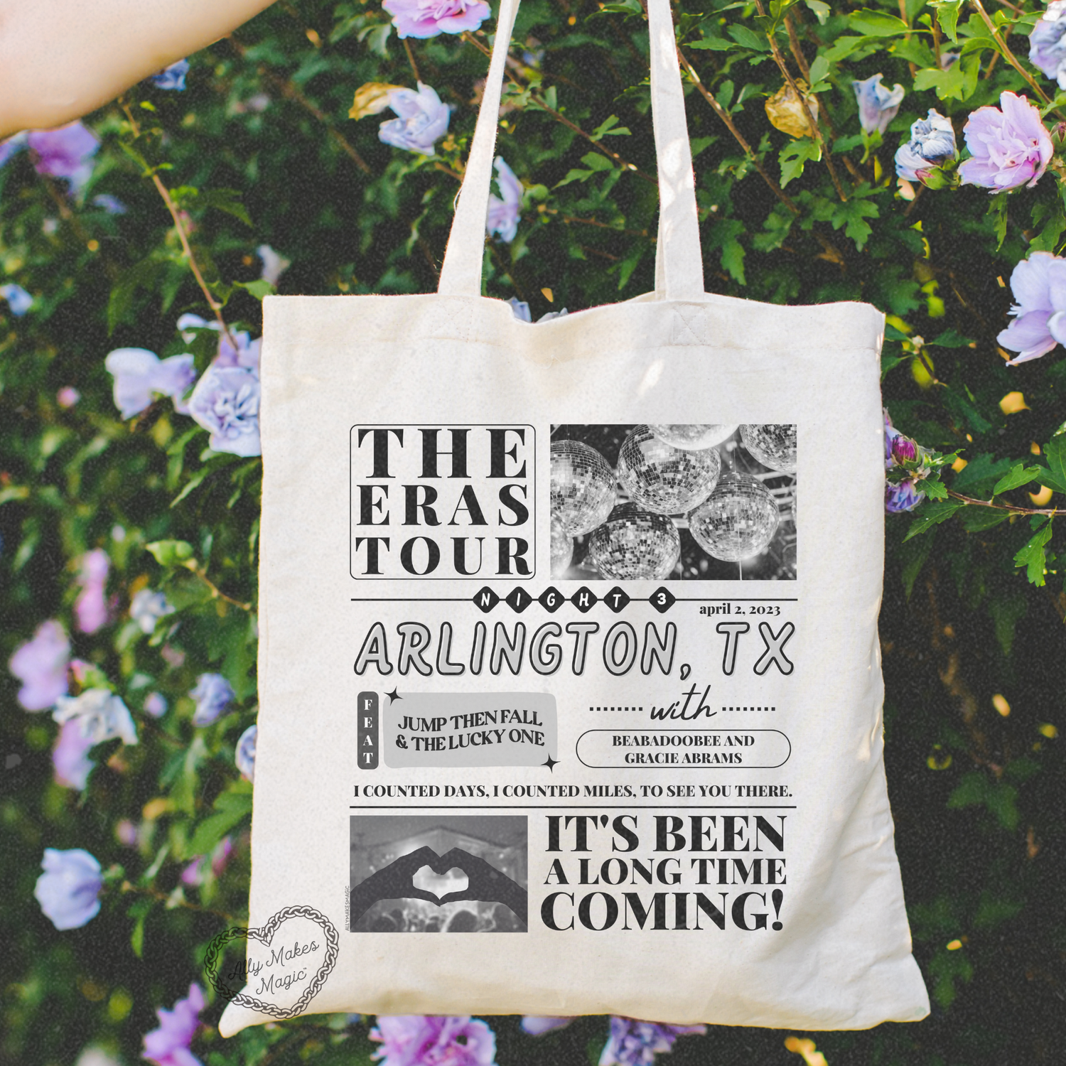 arlington night 3 tote bag *custom*