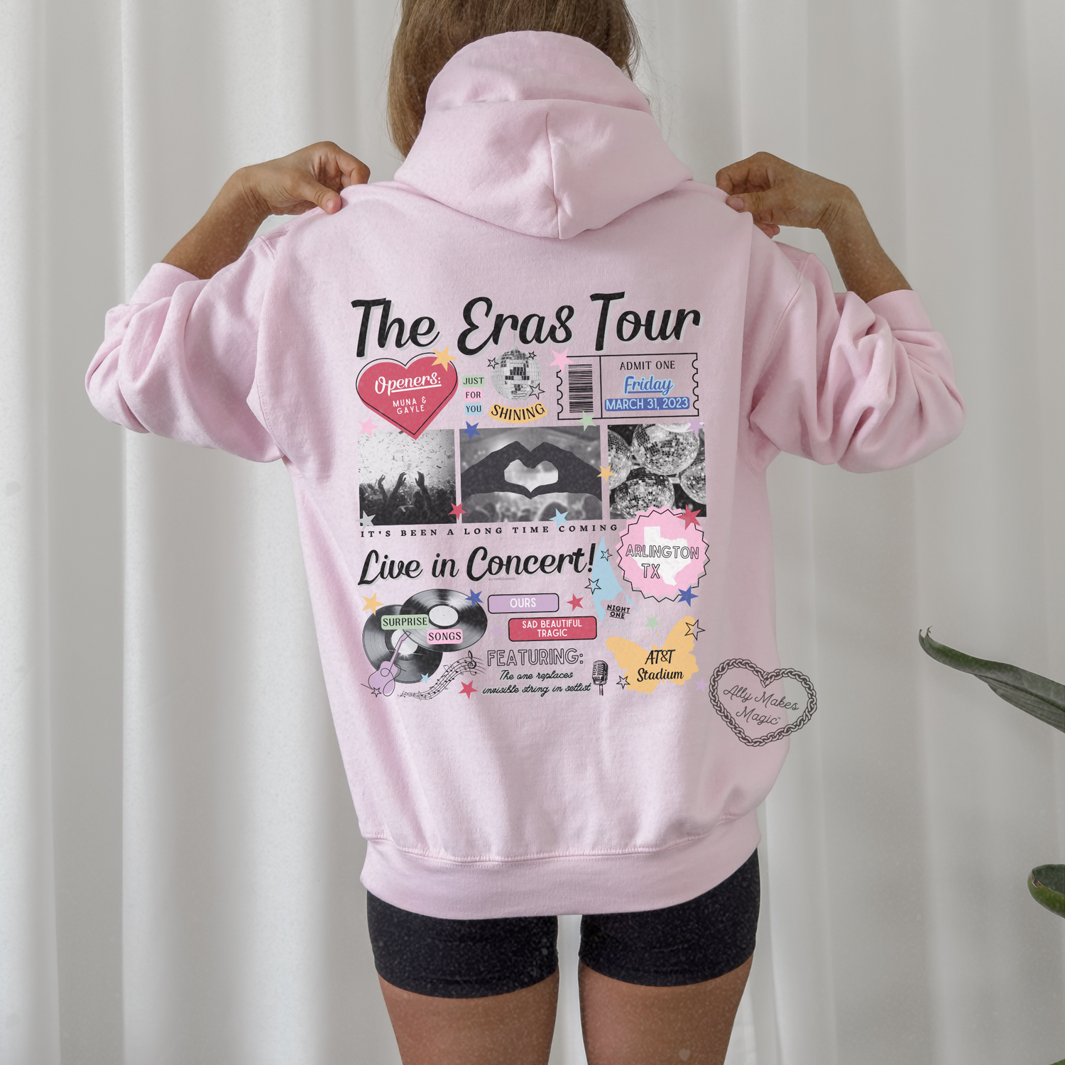 arlington night 1 retro hoodie