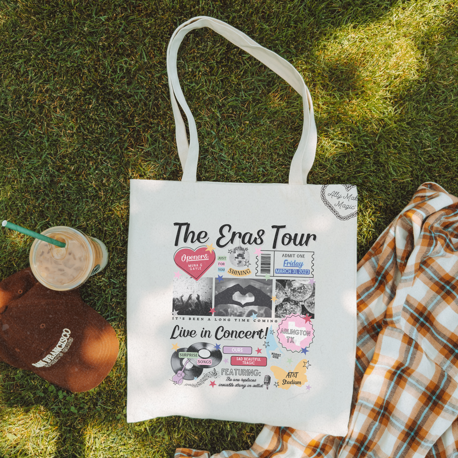 arlington night 1 tote bag *custom*