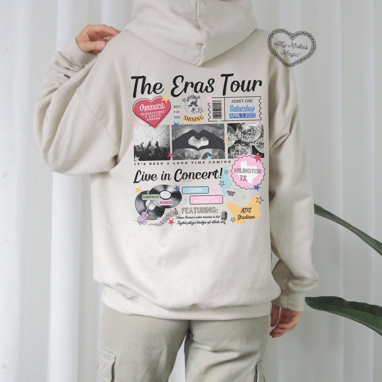 arlington night 2 hoodie *custom*