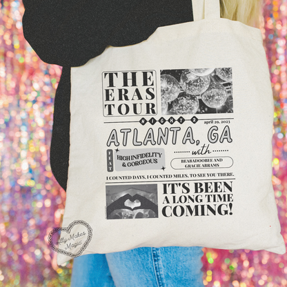 atlanta night 1 tote bag