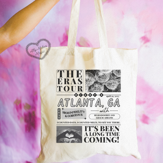 atlanta night 2 tote bag