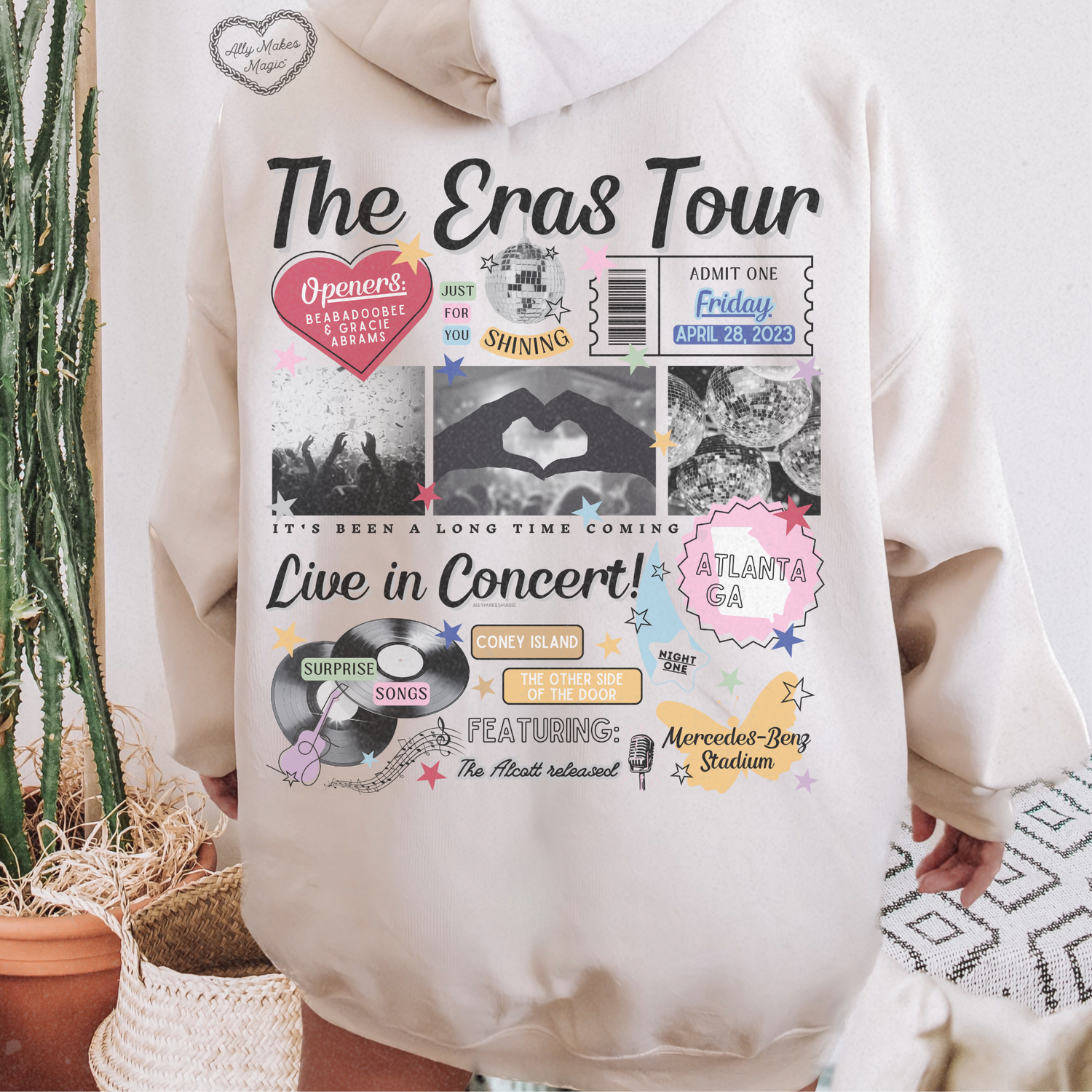 atlanta night 1 hoodie *custom*