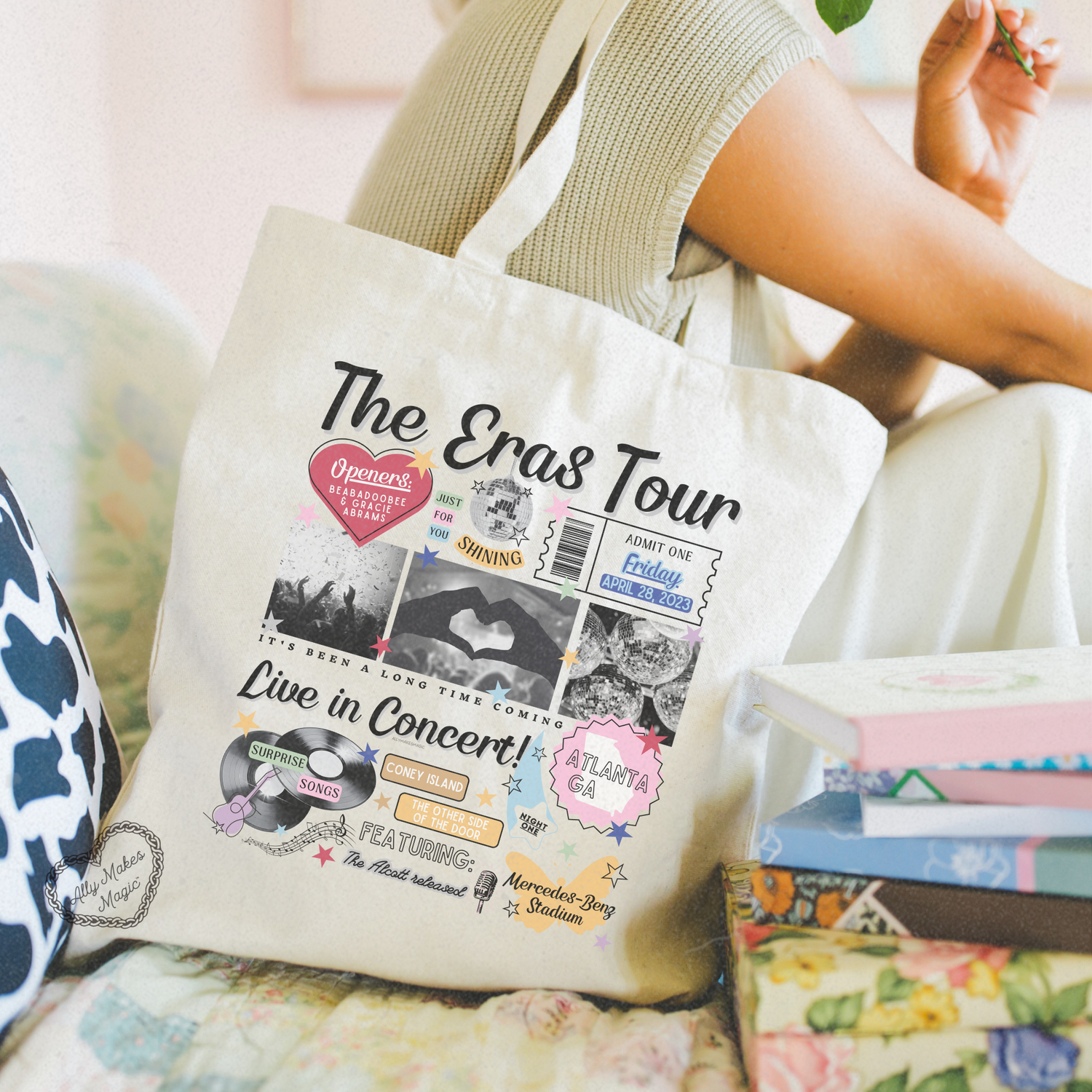 atlanta night 1 tote bag *custom*