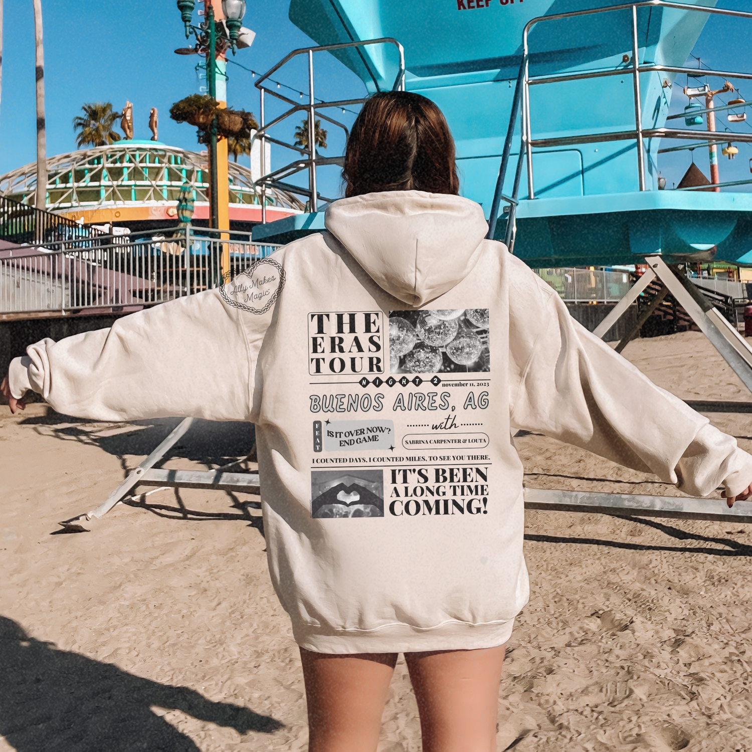 buenos aires night 2 hoodie *custom*