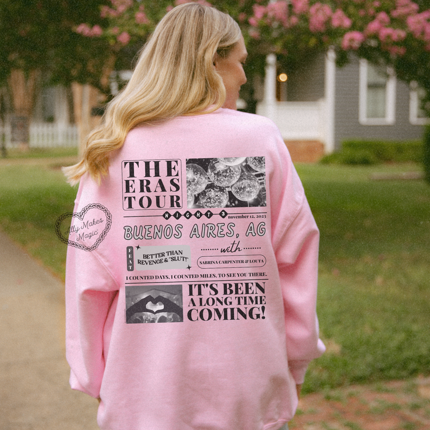 buenos aires night 3 sweater | gildan *custom*