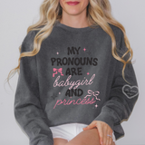 babygirl & princess sweater