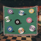 you love the game woven blanket