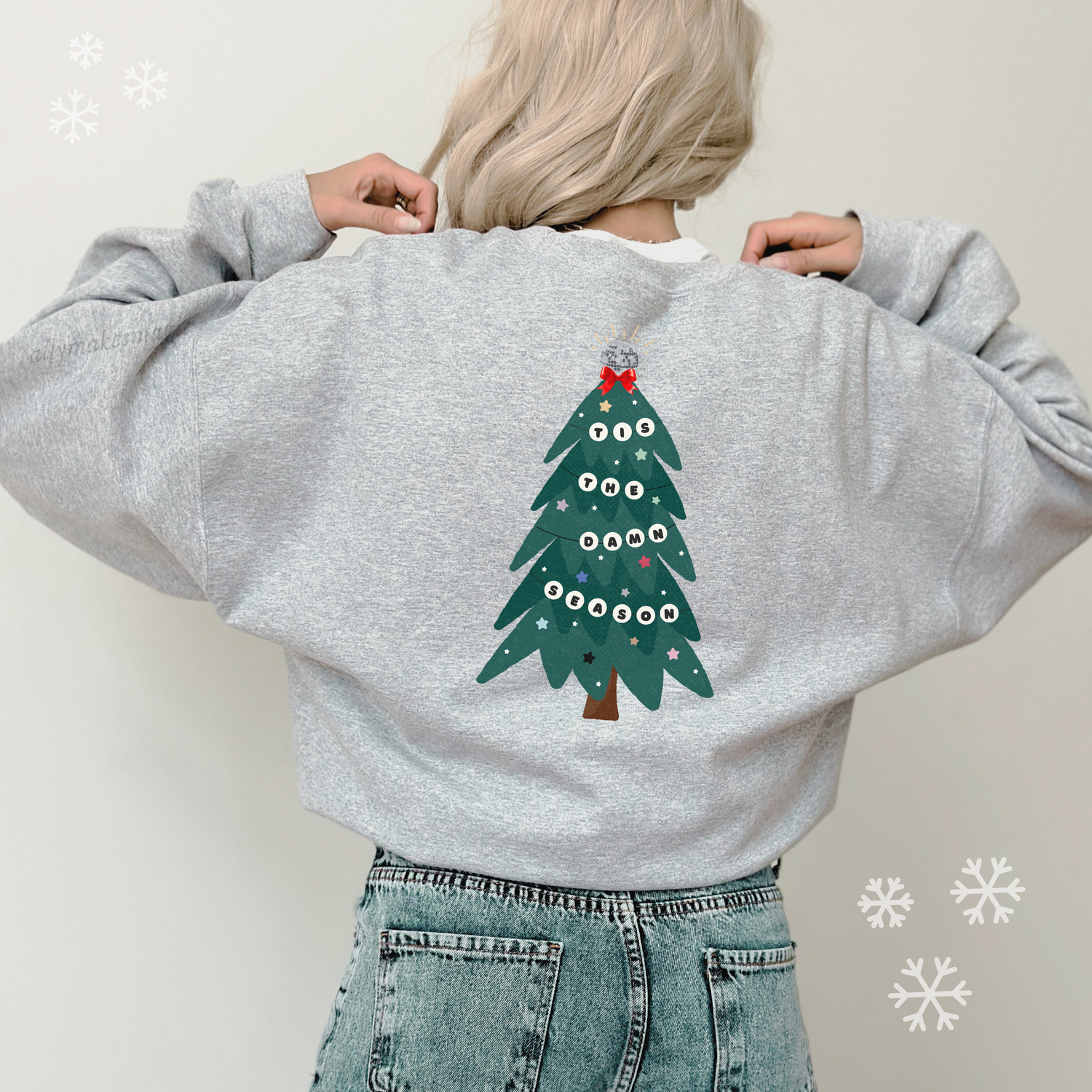 'tis the damn season sweater