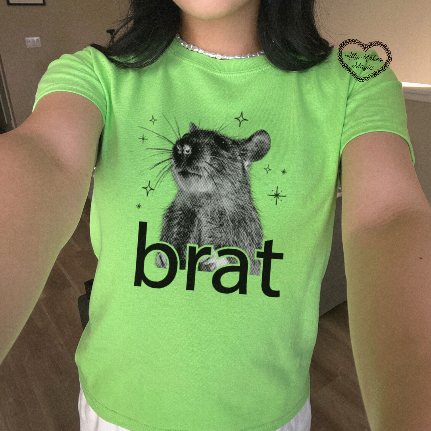 bRAT crop baby tee