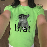 bRAT baby tee