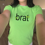 bow brat baby tee
