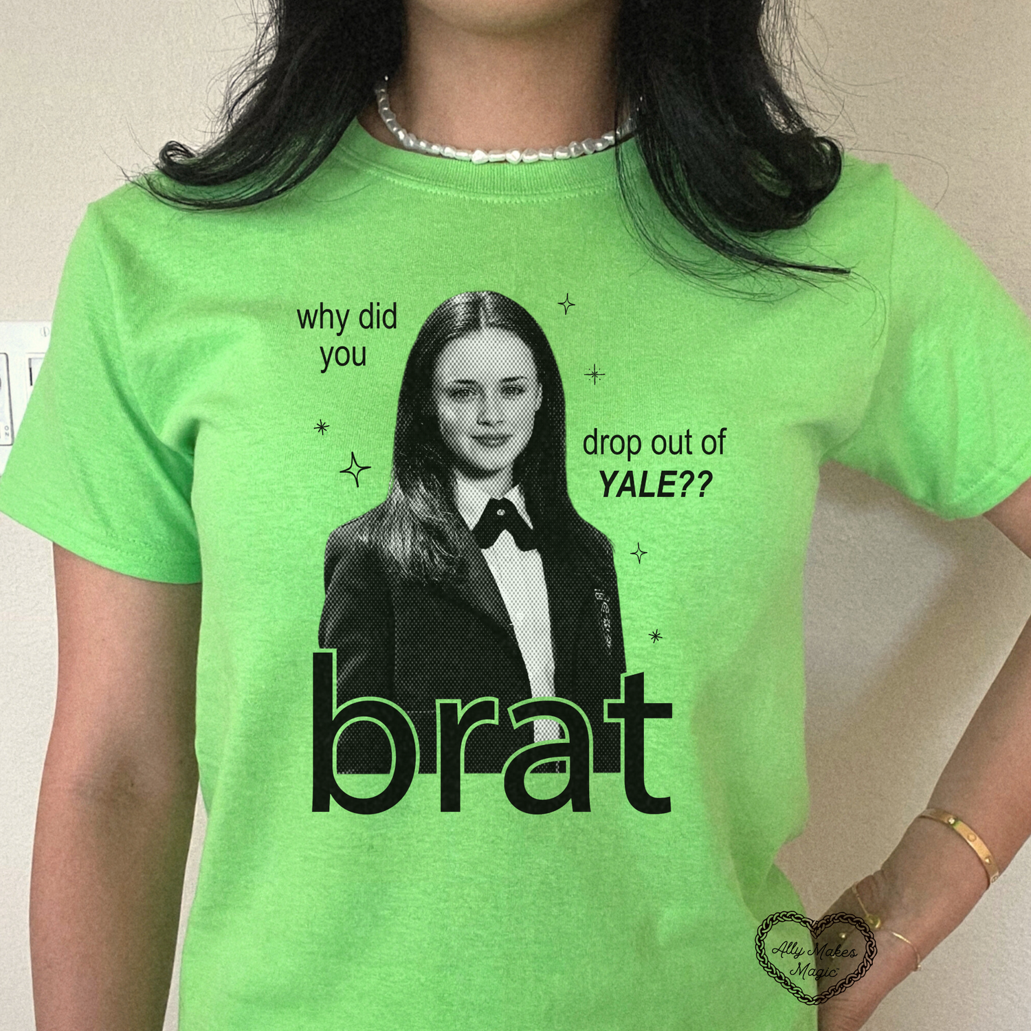 yale brat baby tee