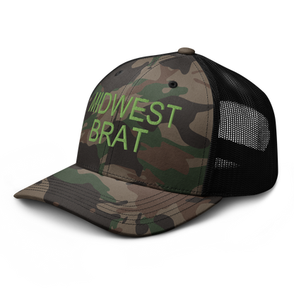 midwest brat trucker hat