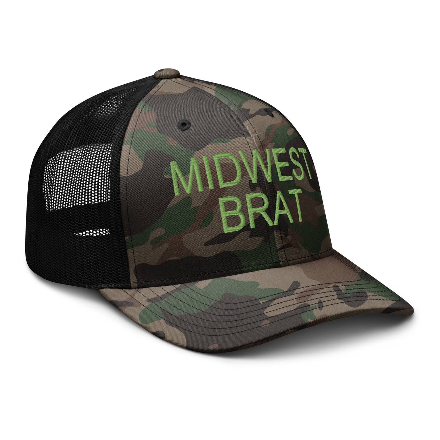 midwest brat trucker hat