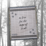 the cardigan woven blanket