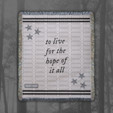 the cardigan woven blanket