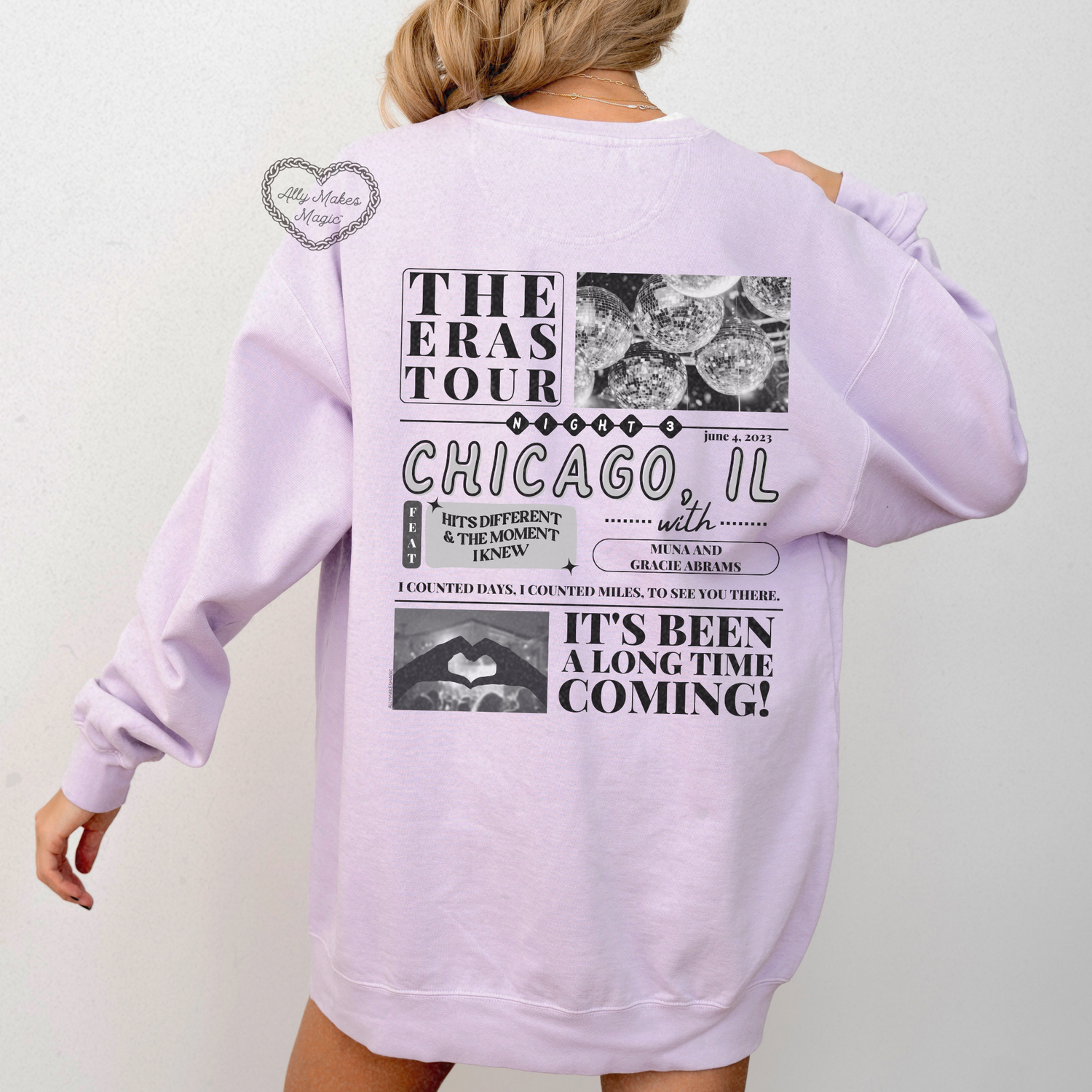 chicago night 3 pullover | comfort colors *custom*