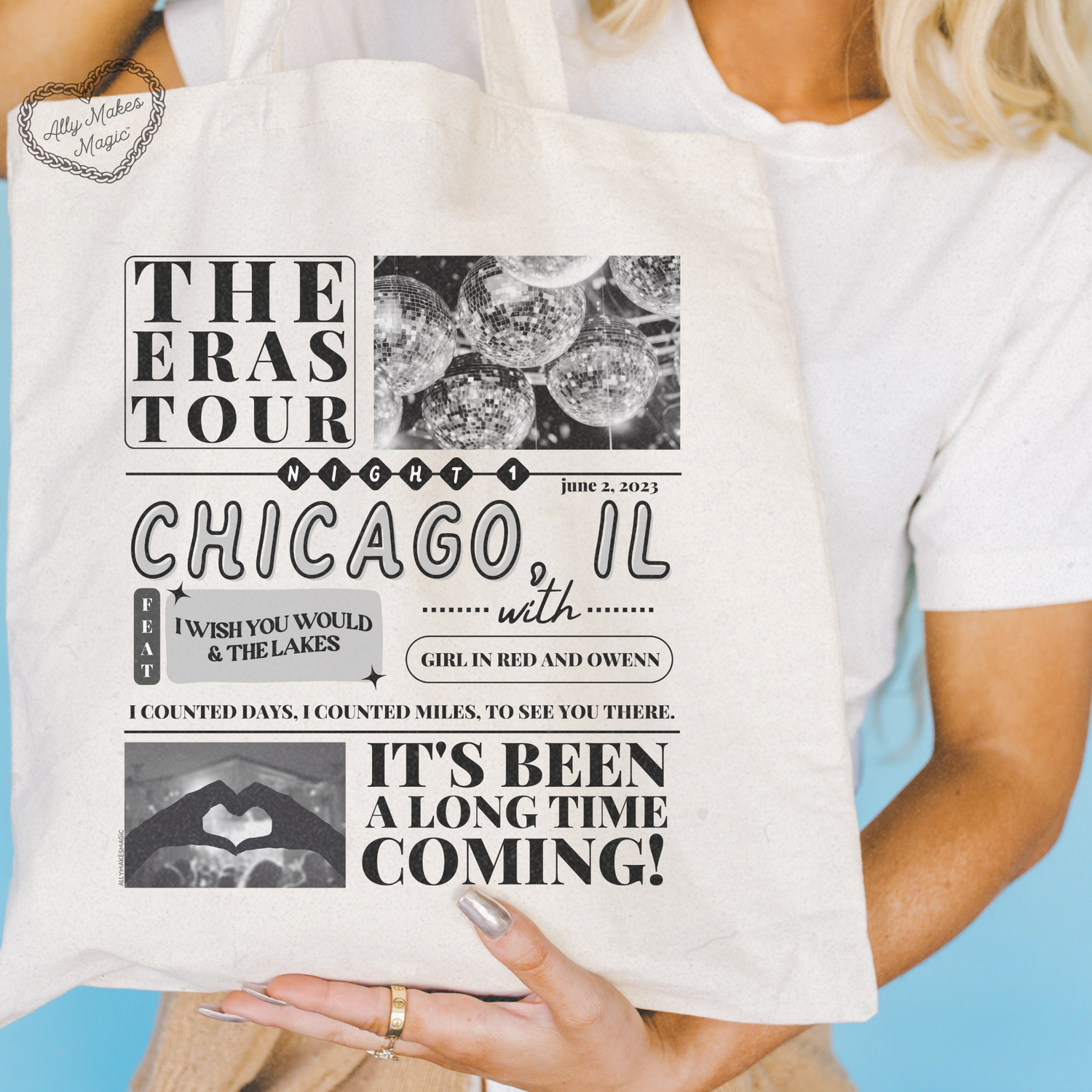 chicago night 1 tote bag *custom*