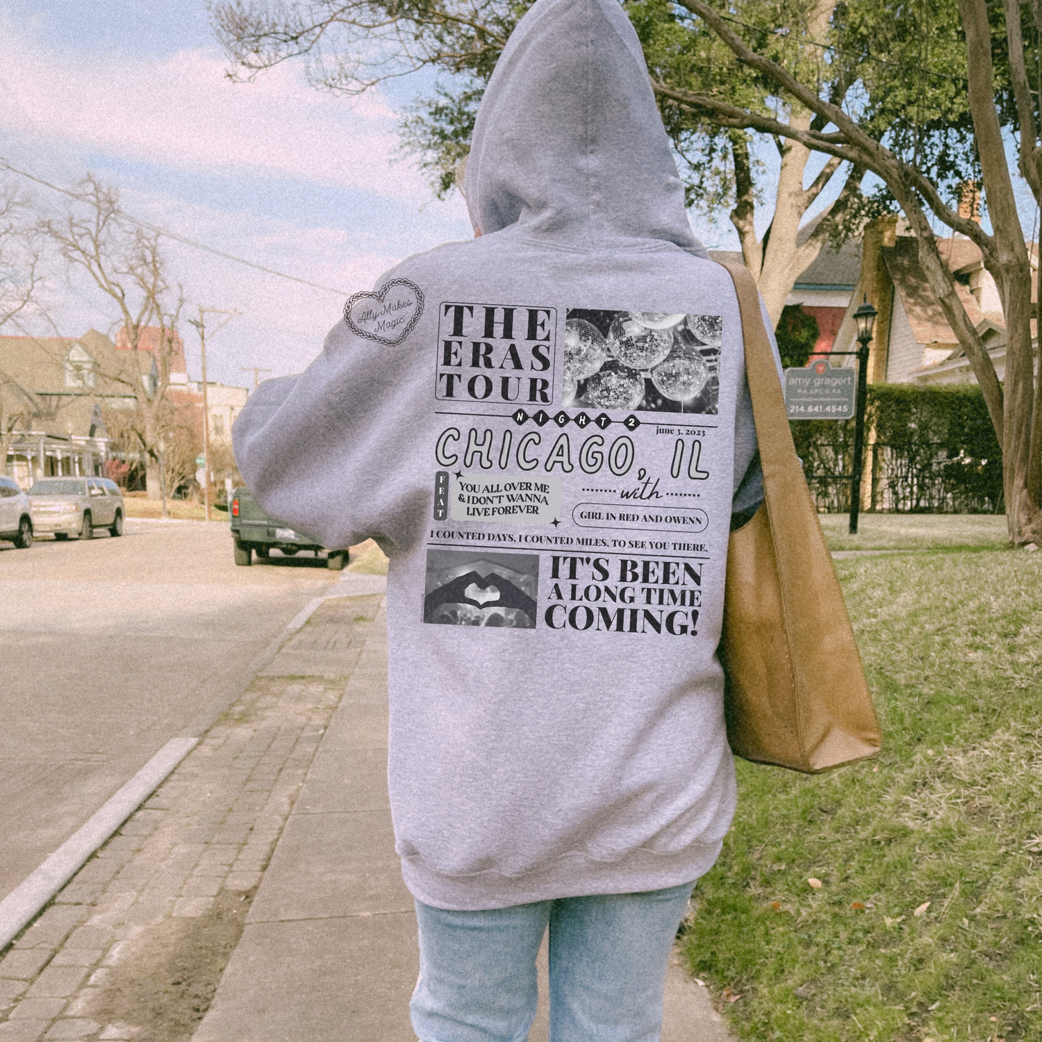 chicago night 2 hoodie *custom*