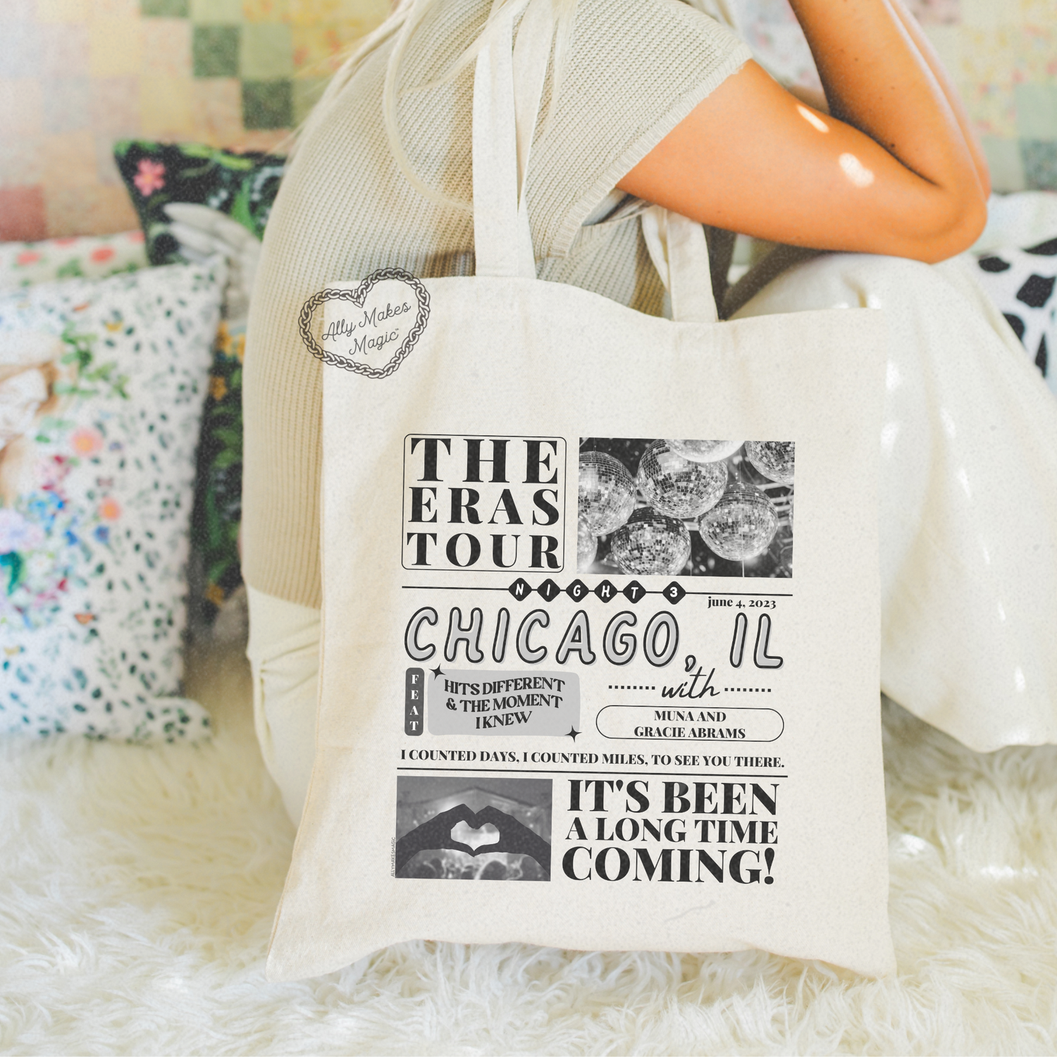 chicago night 3 tote bag *custom*