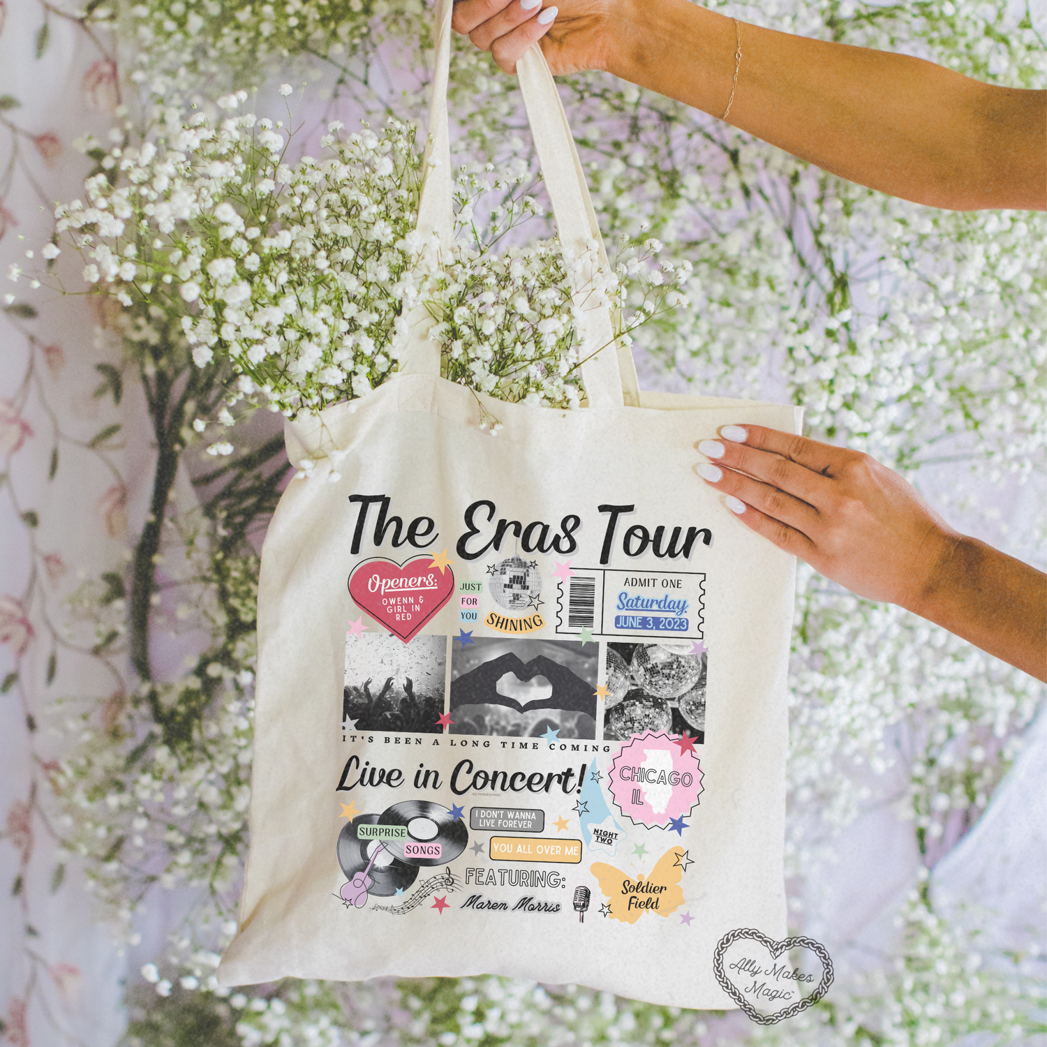 chicago night 2 tote bag *custom*