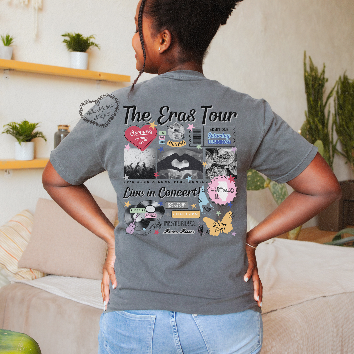 chicago night 2 tee | comfort colors *custom*