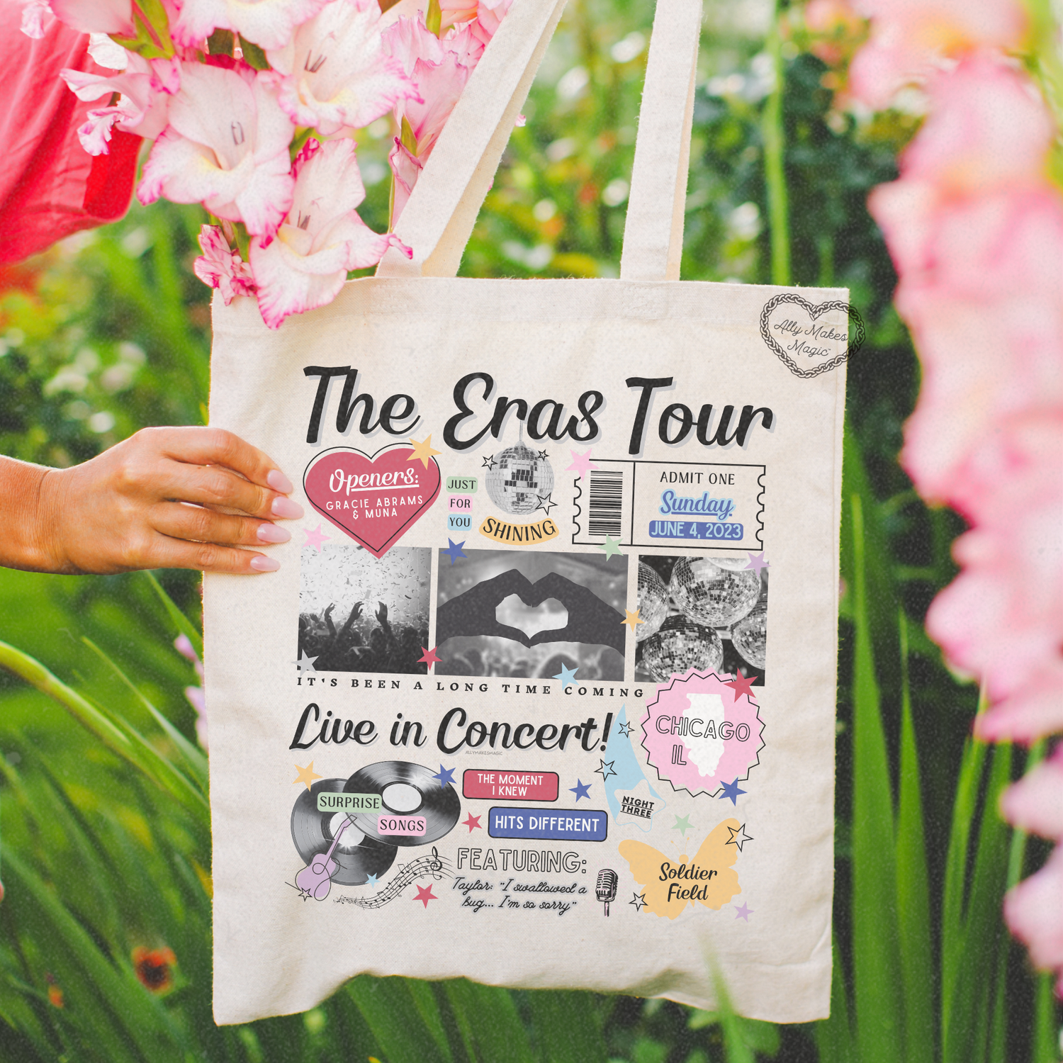 chicago night 3 tote bag *custom*