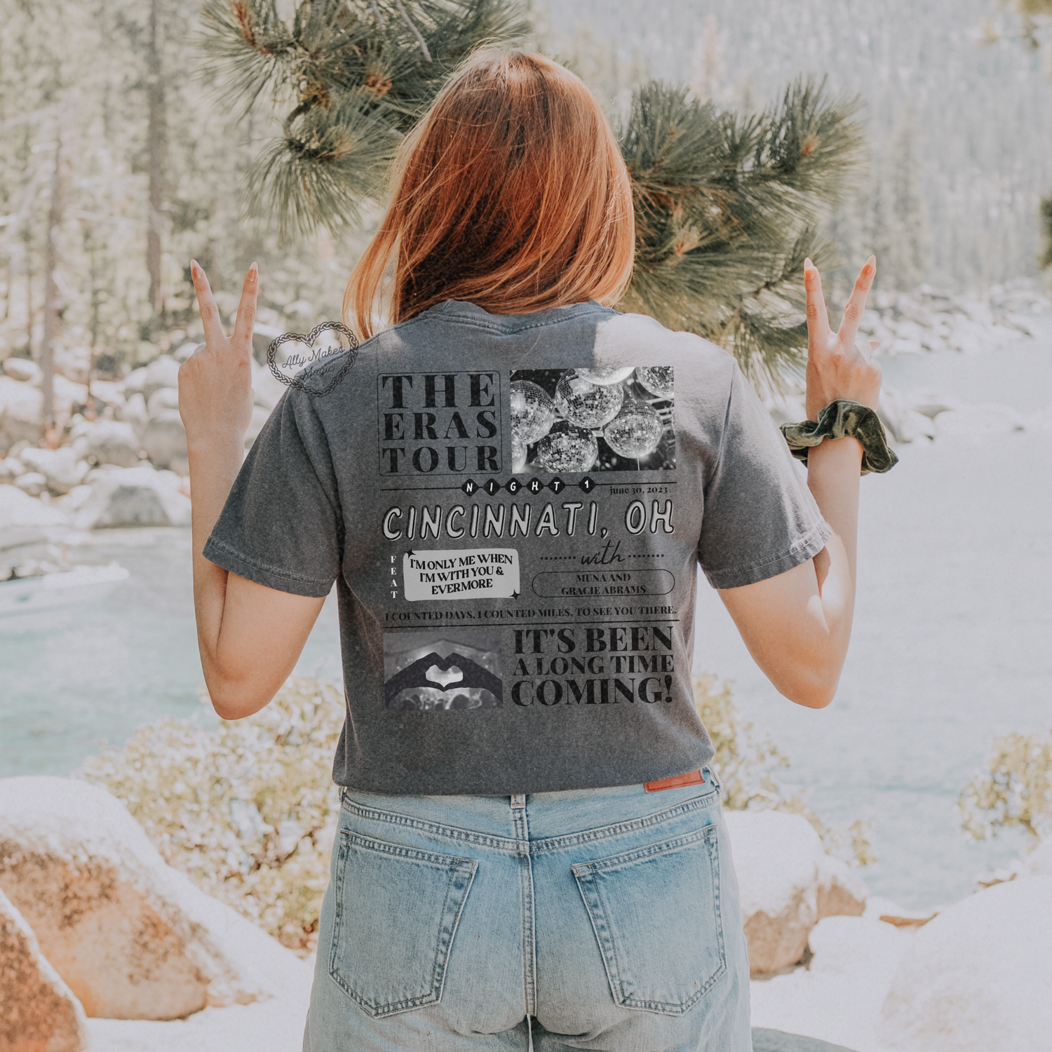 cincinnati night 1 tee | comfort colors *custom*