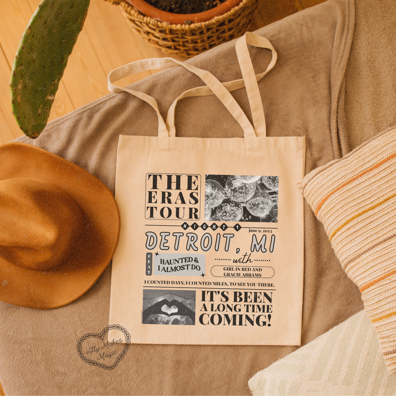 detroit night 1 tote bag *custom*