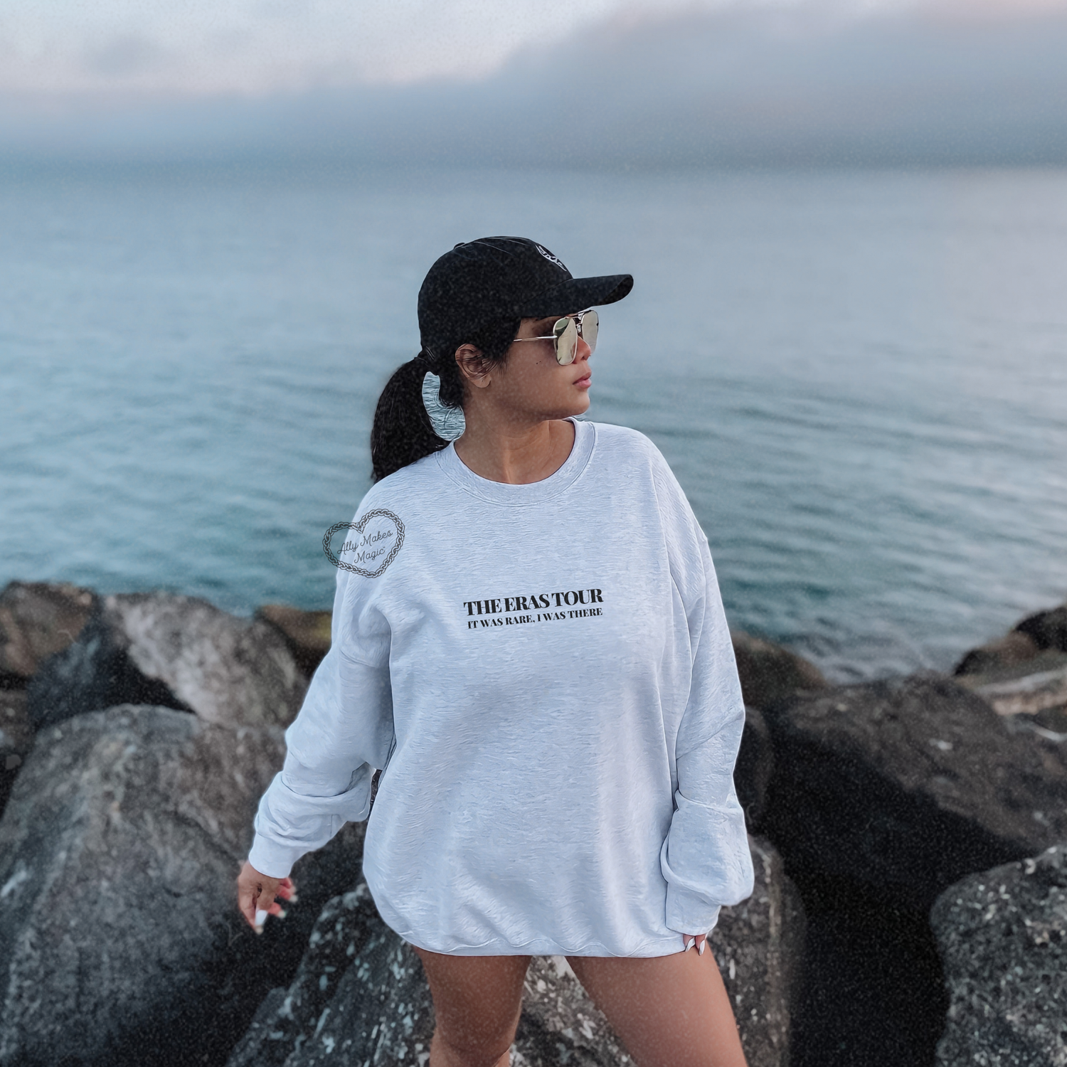 east rutherford night 1 sweater | gildan *custom*