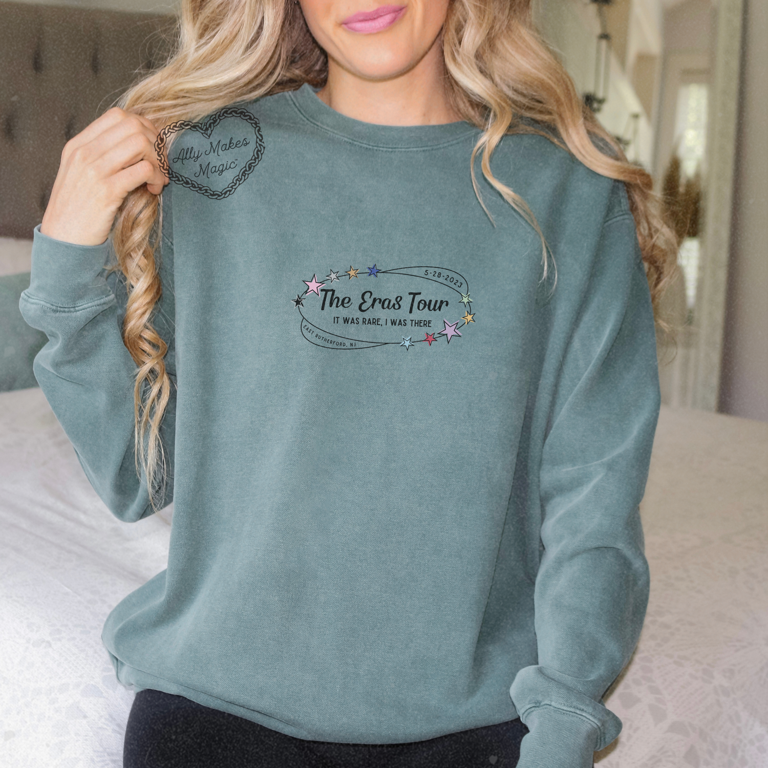 east rutherford night 3 retro pullover | comfort colors