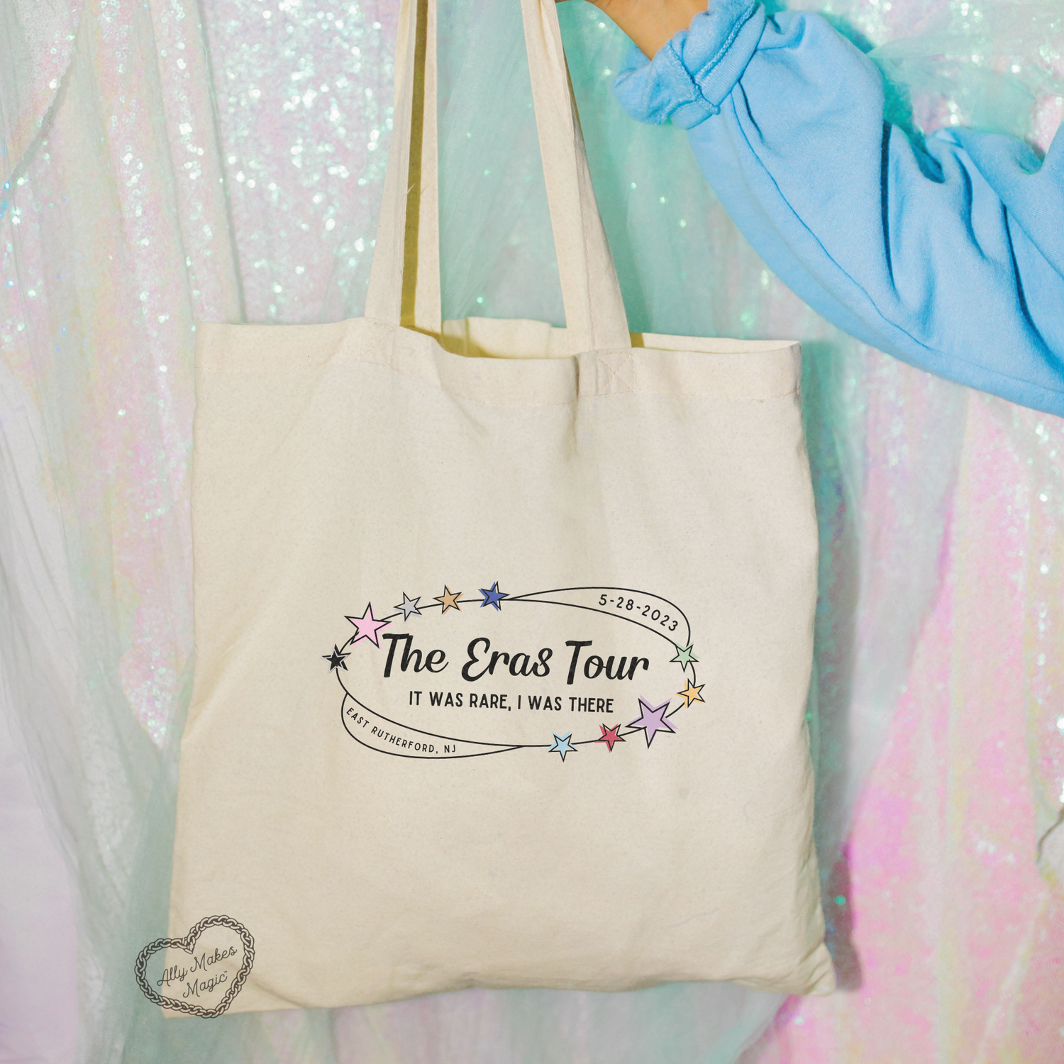 east rutherford night 3 tote bag *custom*