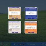 eras y2k chat stickers