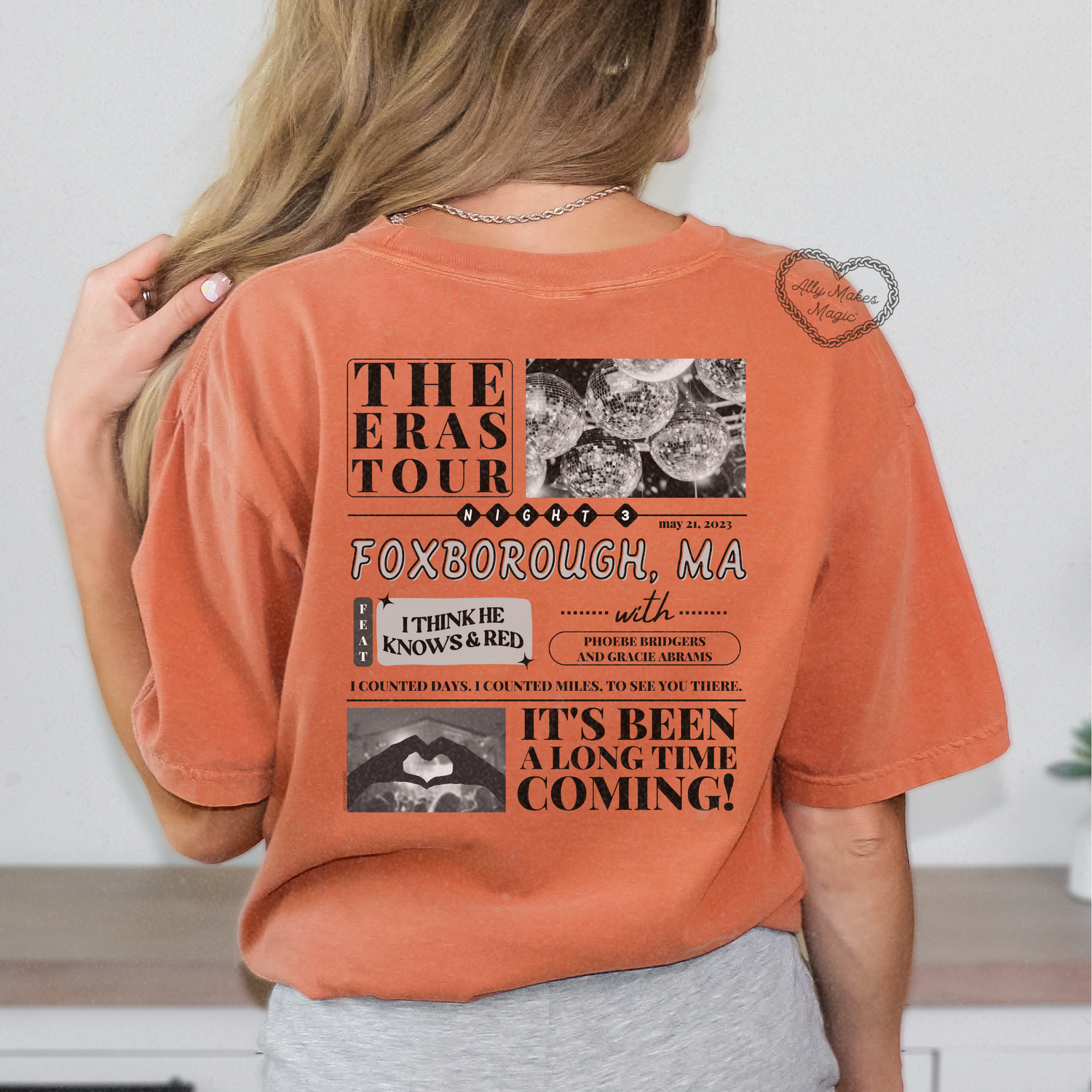 foxborough night 3 tee | comfort colors *custom*