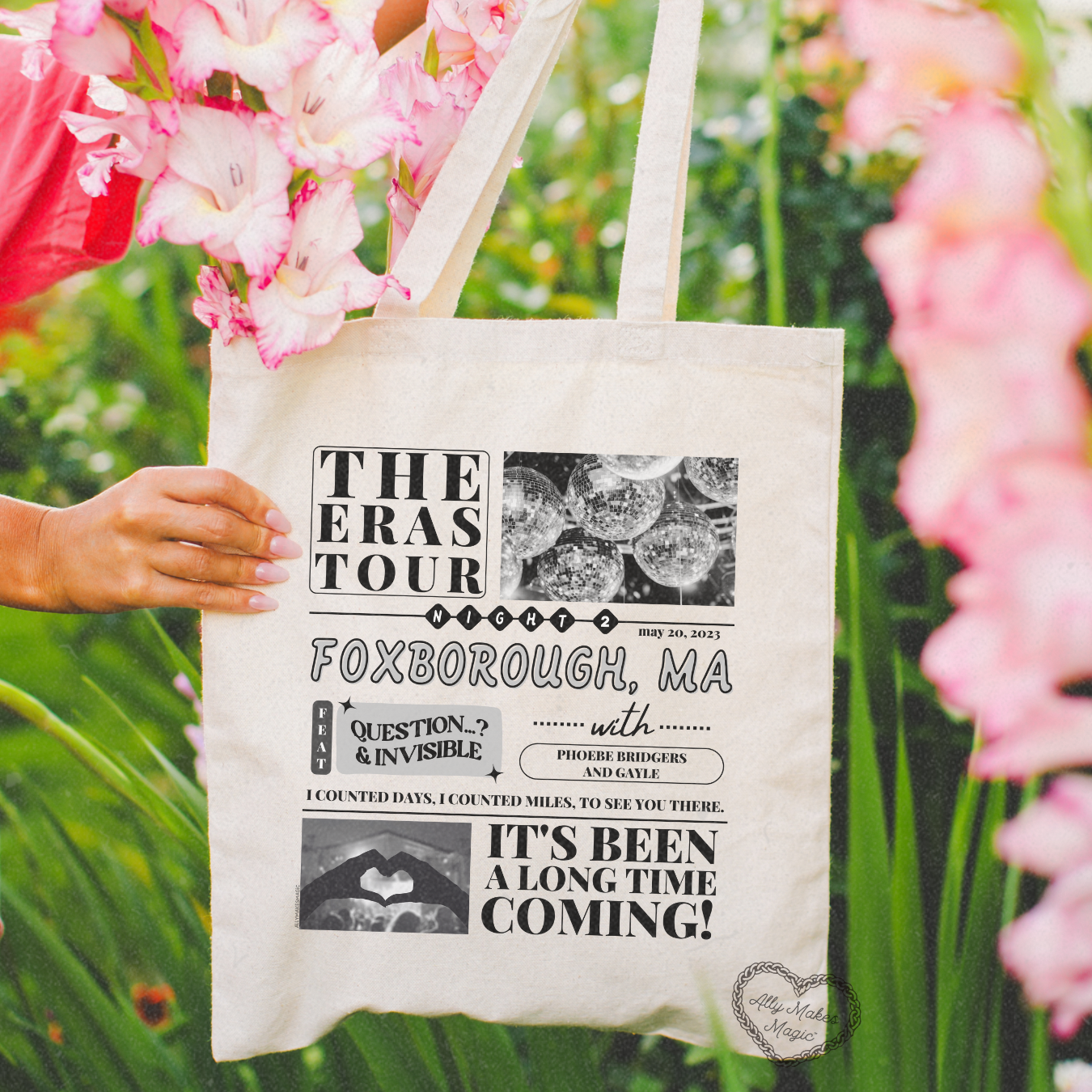 foxborough night 2 tote bag