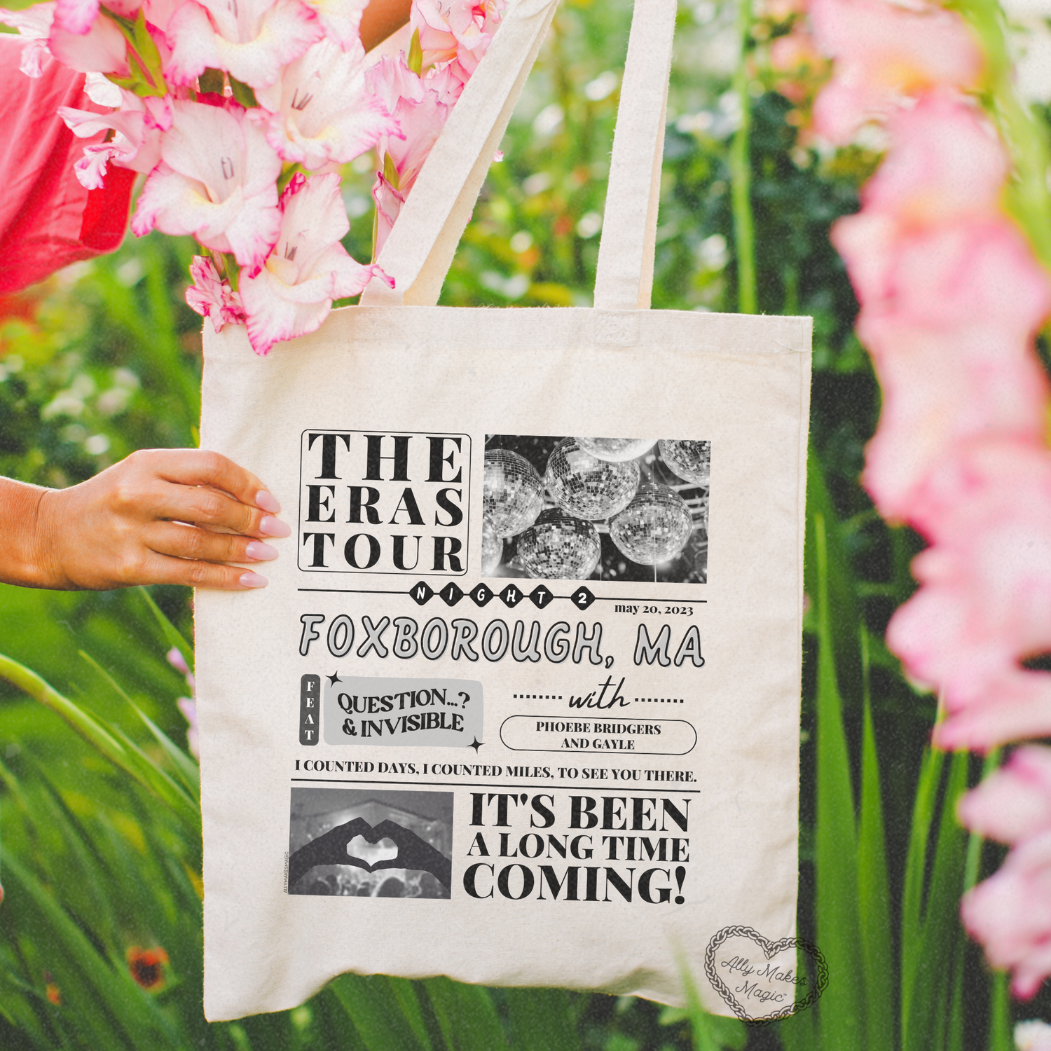 foxborough night 2 tote bag *custom*