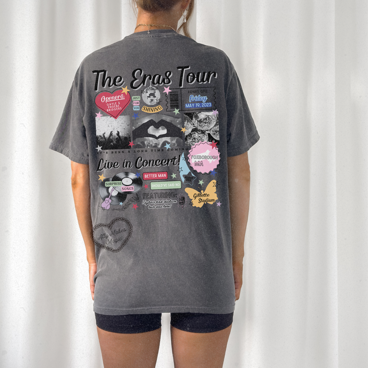 foxborough night 1 tee | comfort colors *custom*