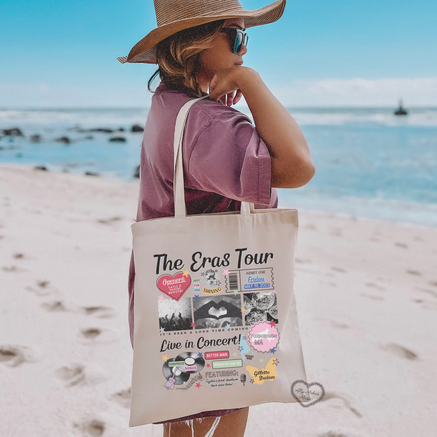 foxborough night 1 tote bag *custom*