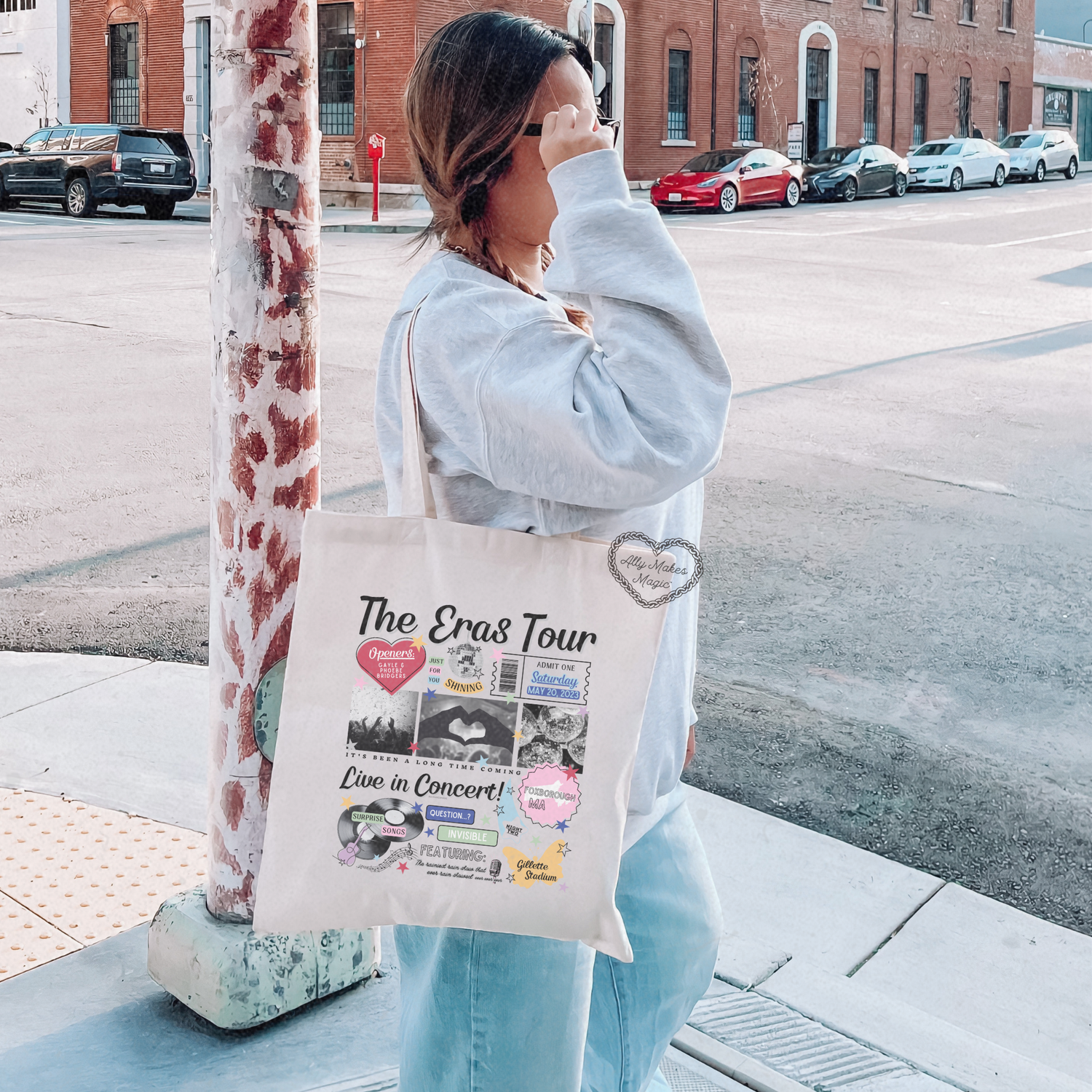 foxborough night 2 tote bag *custom*