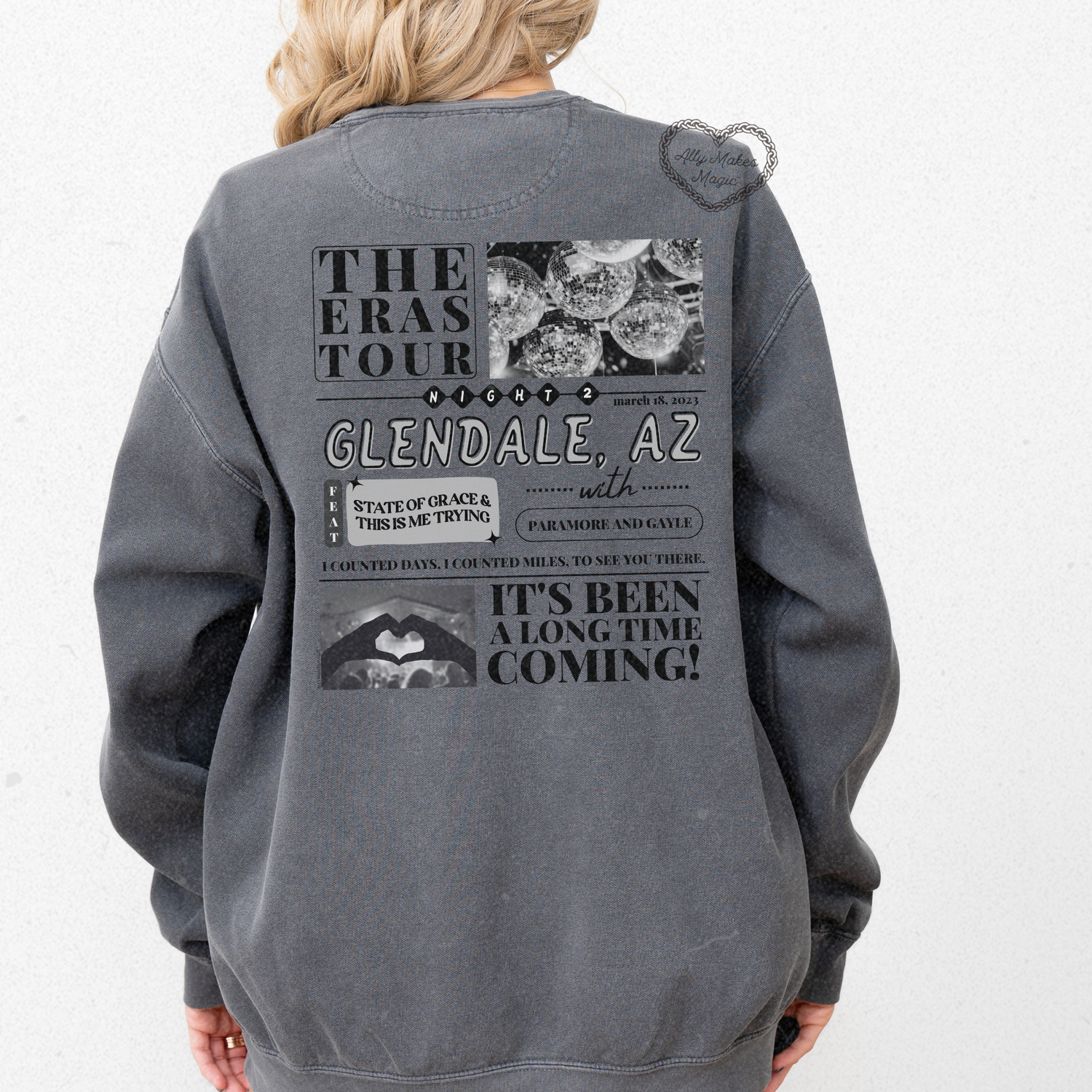 glendale night 2 pullover | comfort colors *custom*